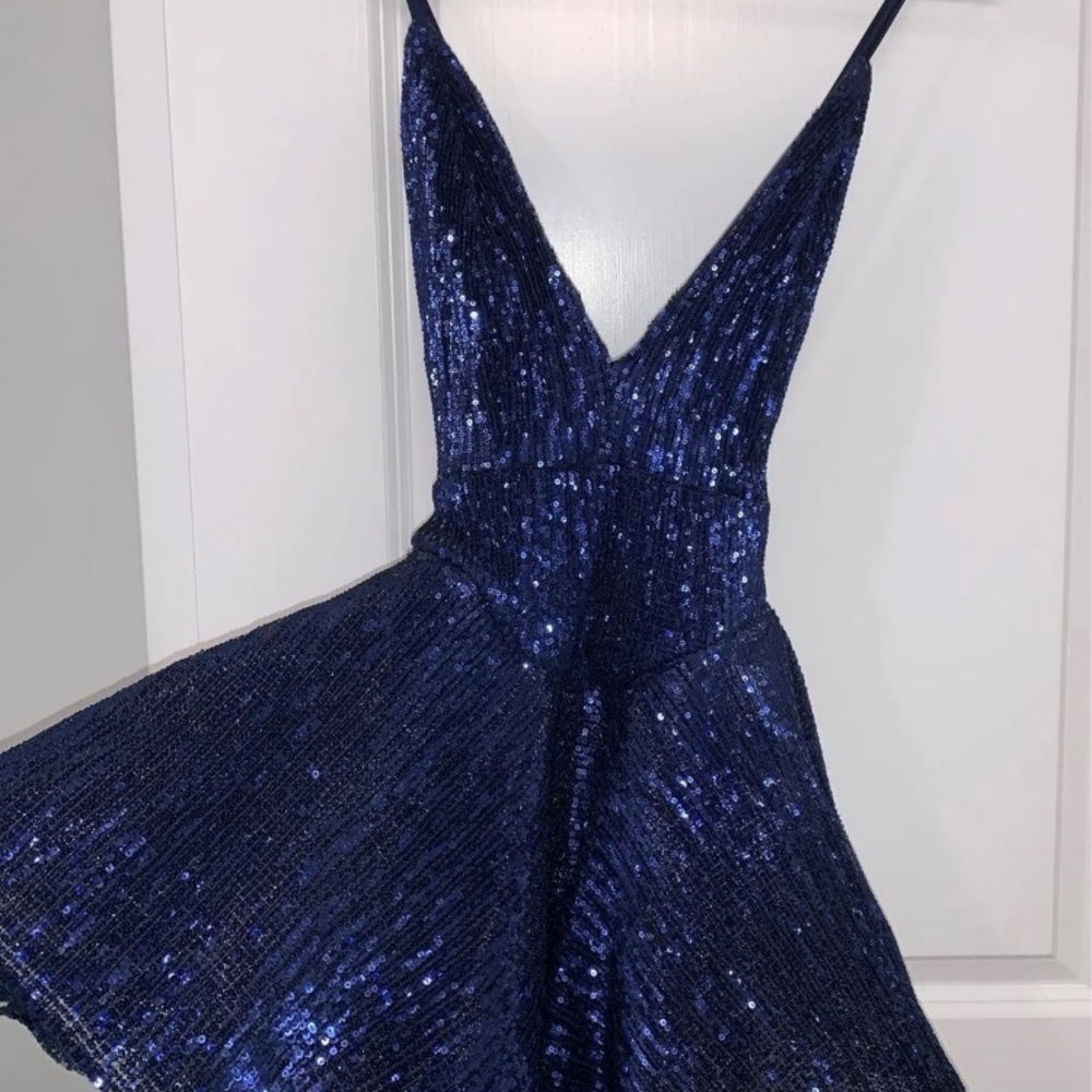 Blue dress